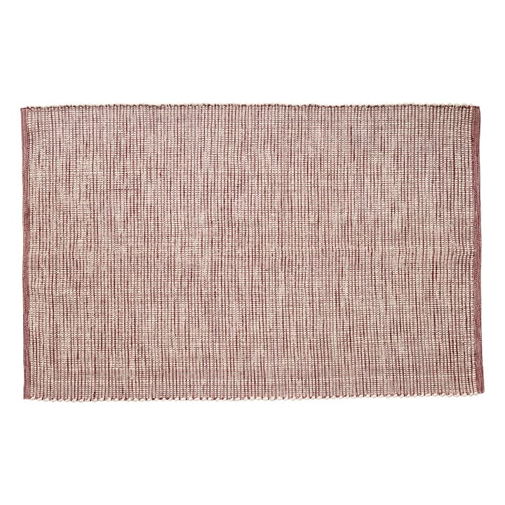 Woven rug 120x180 cm - Red-white - Hübsch