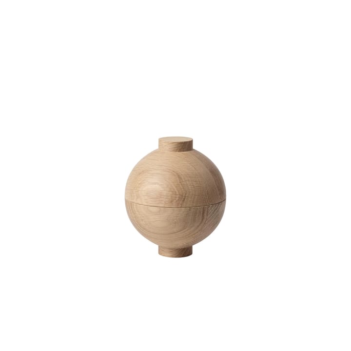 Wooden Sphere bowl Ø12x15 cm - Oak - Kristina Dam Studio