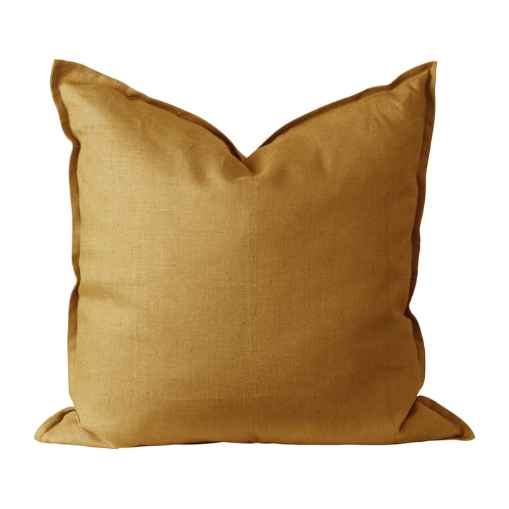Calm pillow case linen 50x50 cm, Mustard Scandi Living