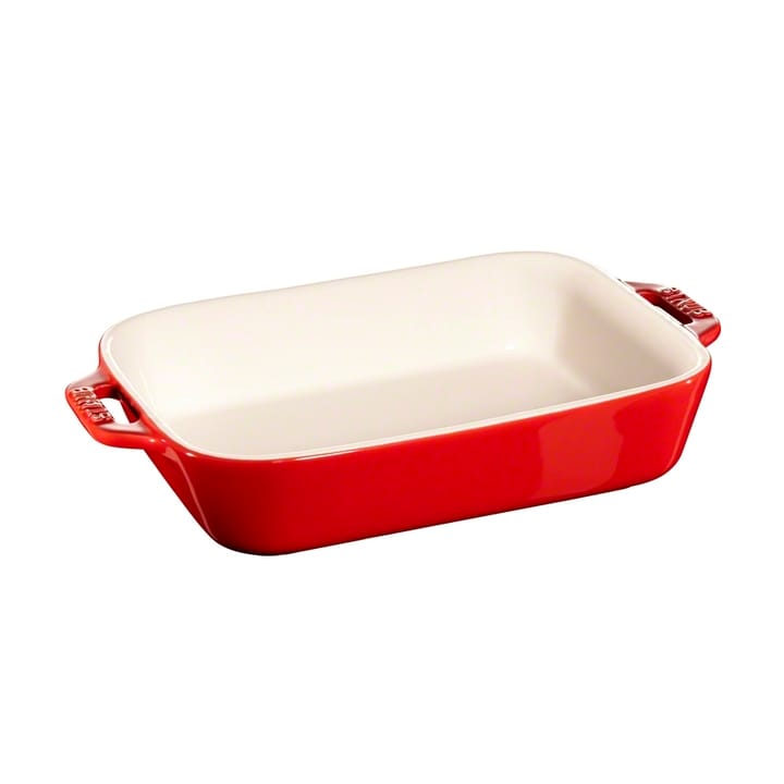 Staub rectangular oven dish 20 x 16 cm, red STAUB
