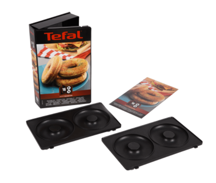 Snack Collection bagel plate for sandwich grill, Black Tefal