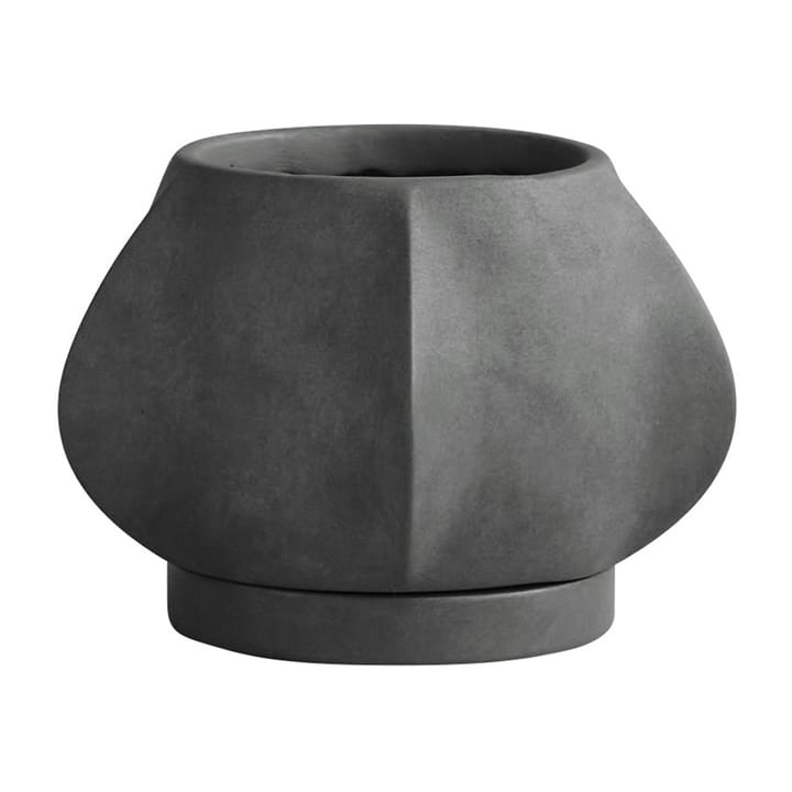 Arket flower pot petit Ø12.8 cm - Dark Grey - 101 Copenhagen