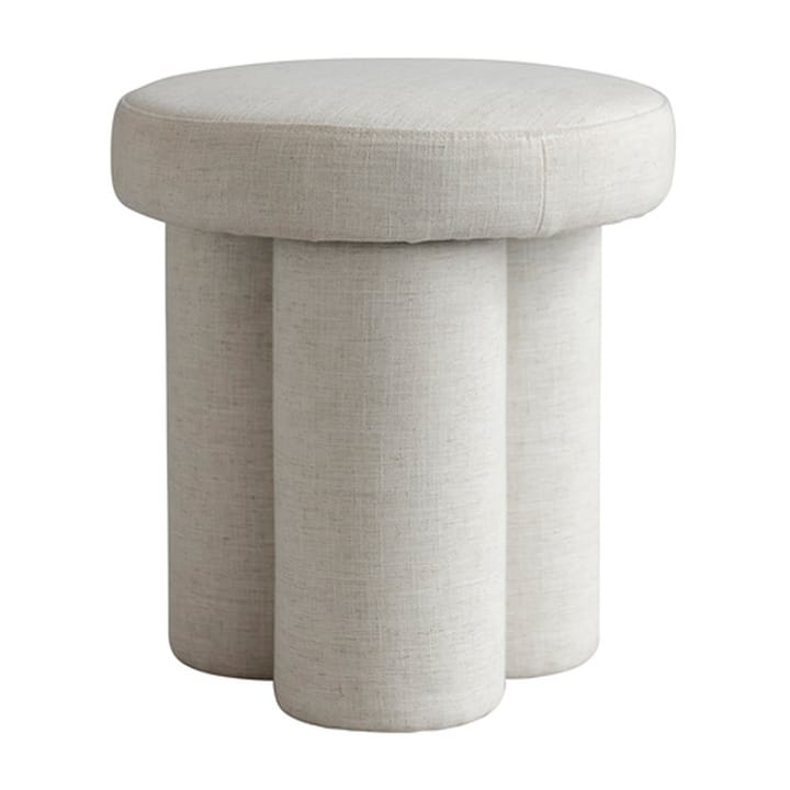 Big Foot stool linen, White chalk 101 Copenhagen