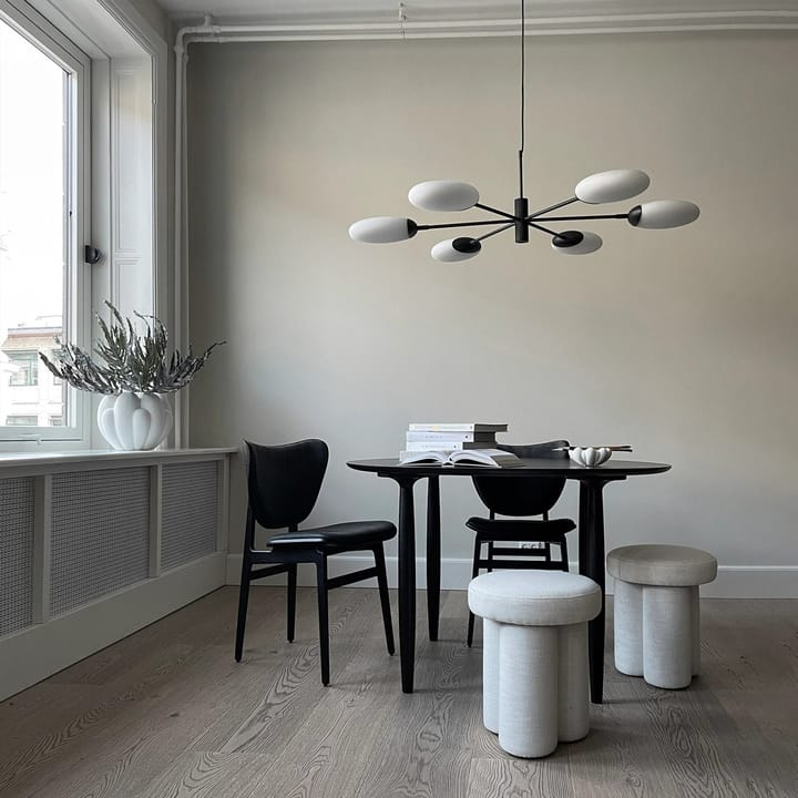 Big Foot stool linen, White chalk 101 Copenhagen