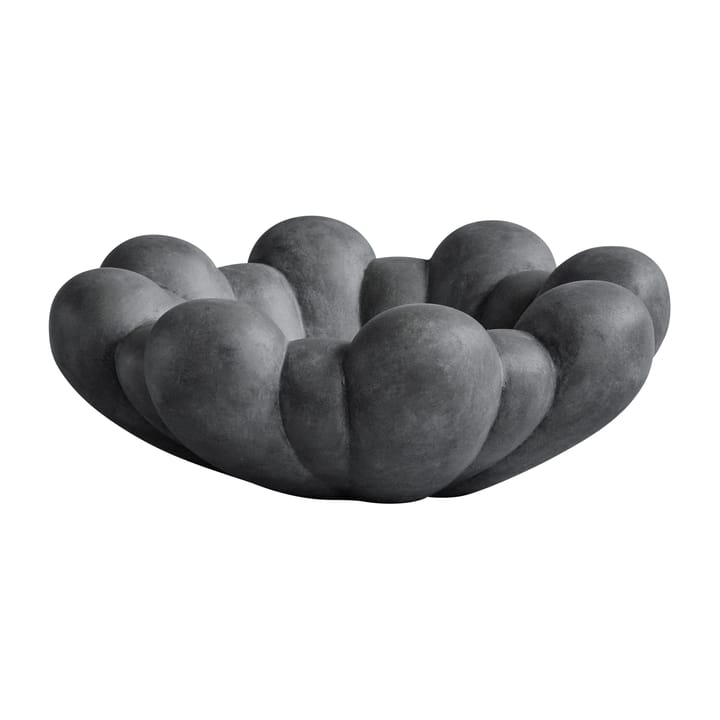 Bloom tray bowl large, Dark grey 101 Copenhagen