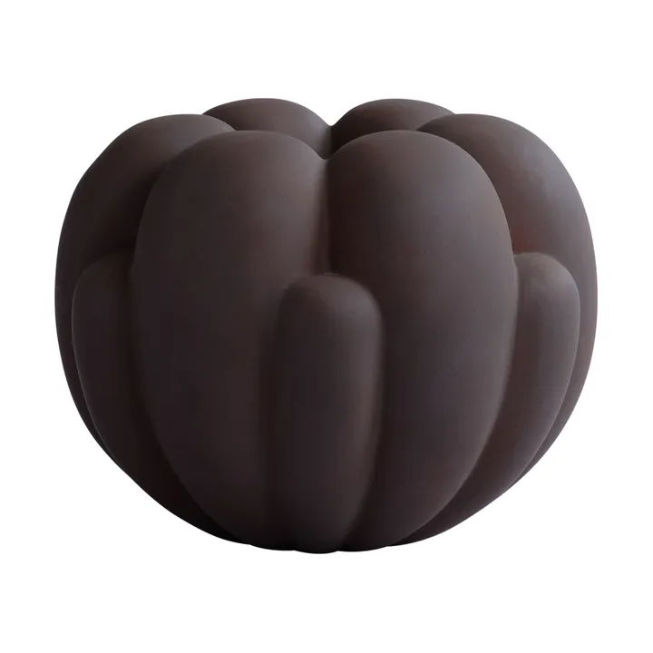 Bloom vase small 22.5x24 cm - Chocolate brown - 101 Copenhagen