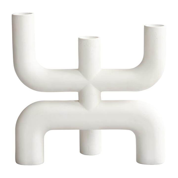 Cobra candle holder 25x25 cm, Bone White 101 Copenhagen