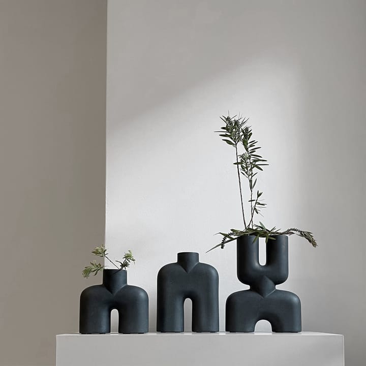 Cobra Double Mini vase 22x28 cm, Black 101 Copenhagen
