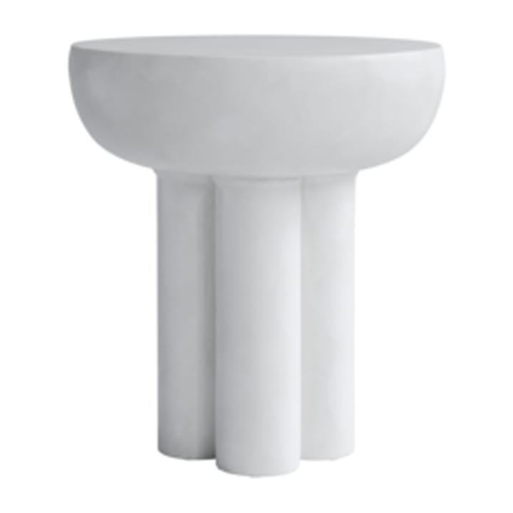 Crown side table tall Ø45 cm, Bone white 101 Copenhagen