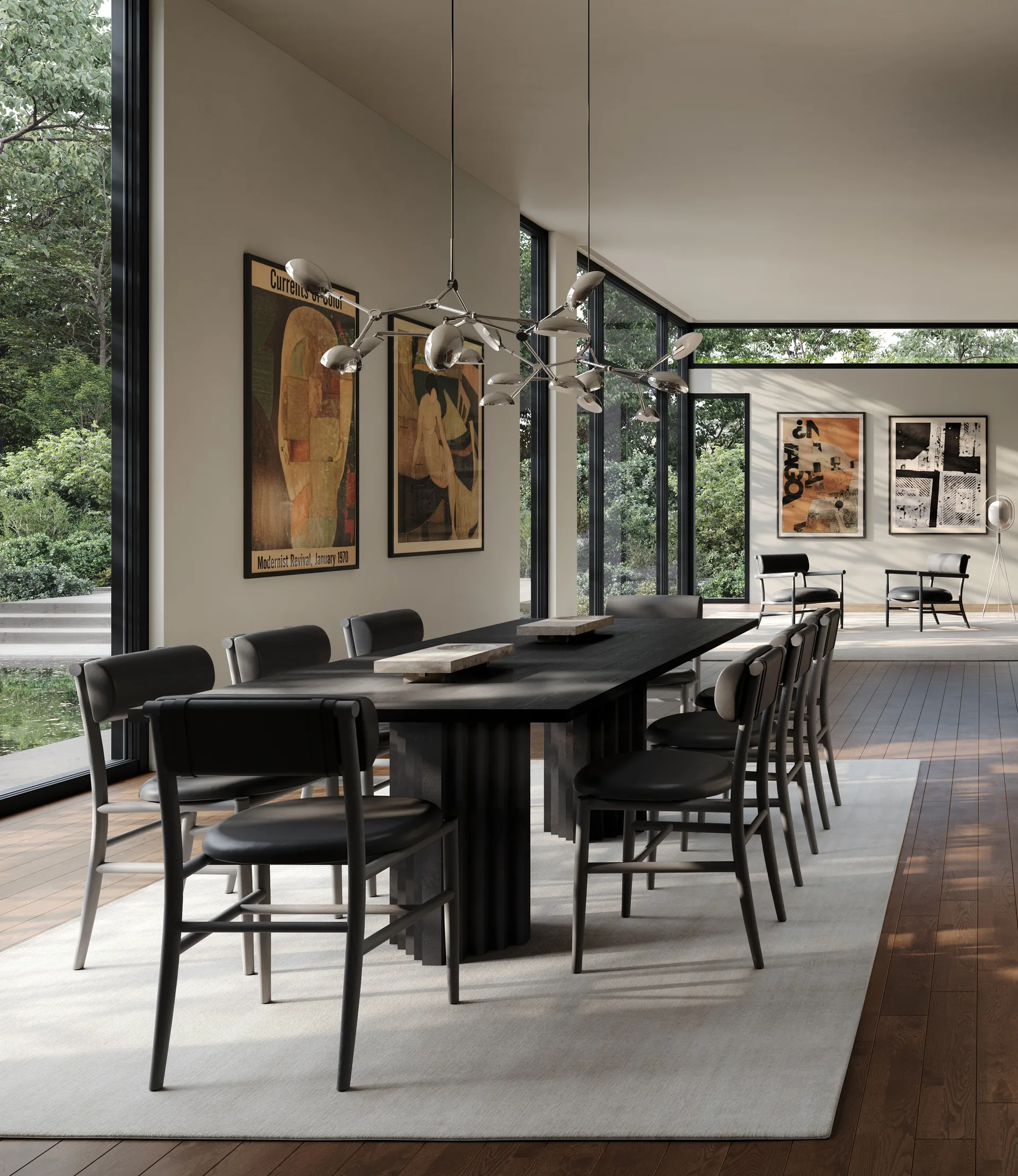 Drop Chandelier chandelier mini, Chrome 101 Copenhagen