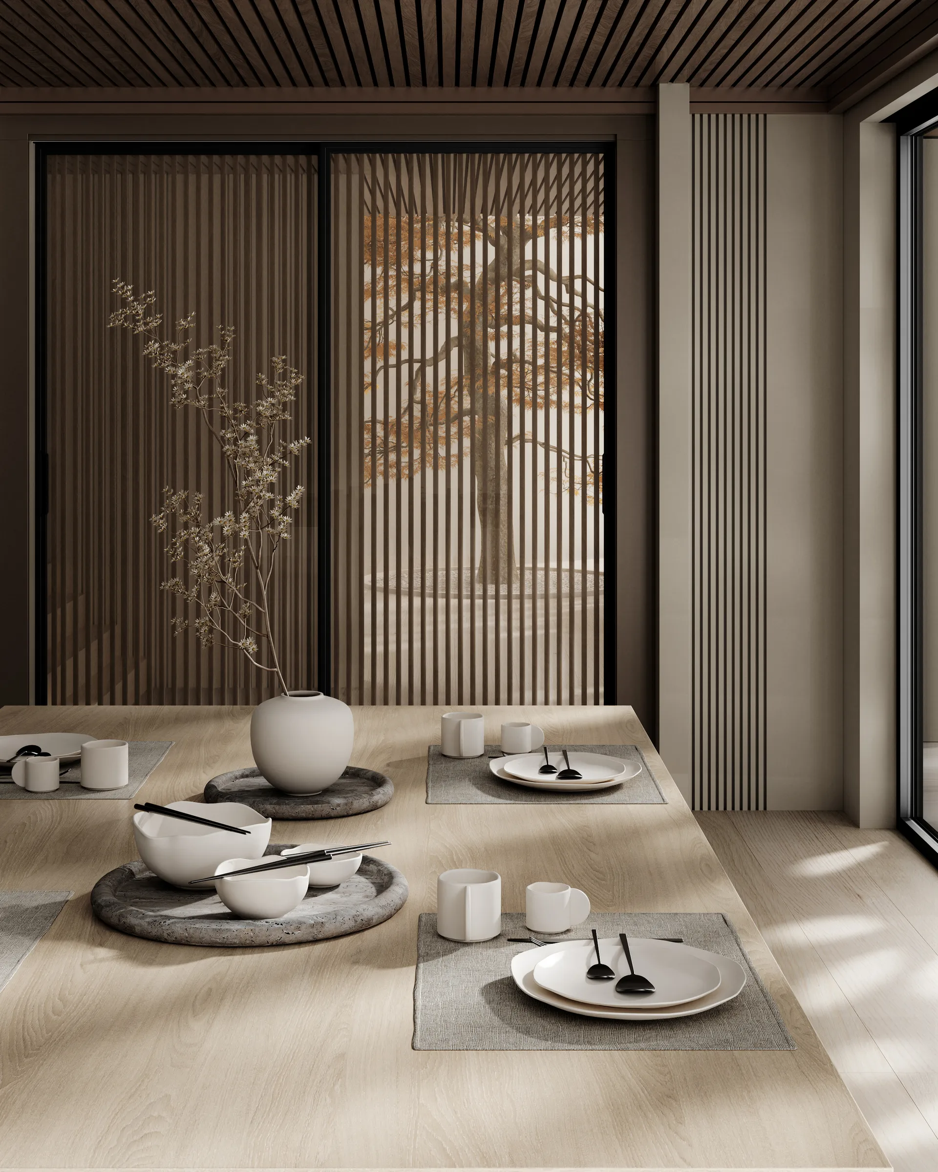 Enkei tray maxi 40x40 cm, Earth 101 Copenhagen