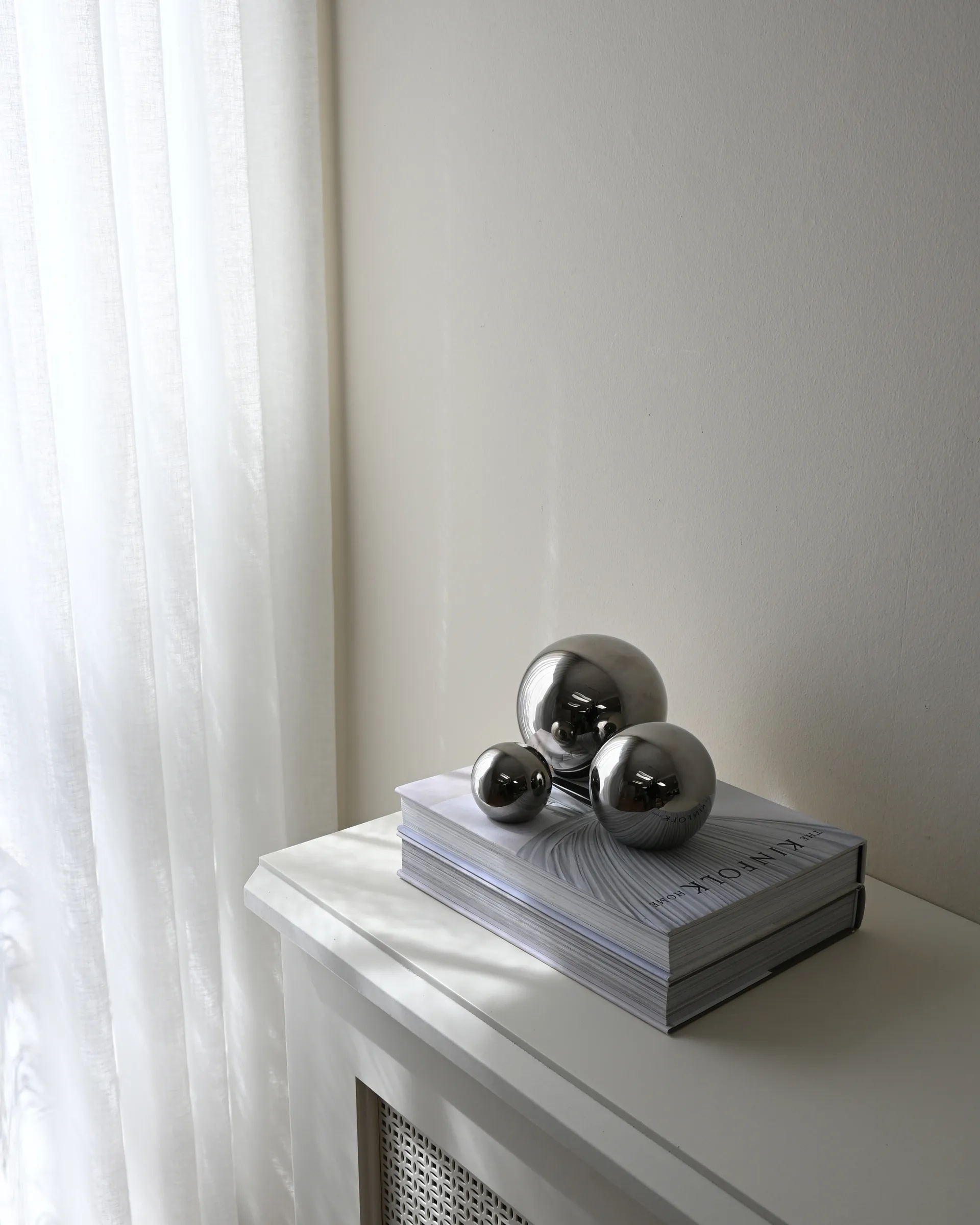 Gallery Balls decoration 3 pieces, Chrome 101 Copenhagen