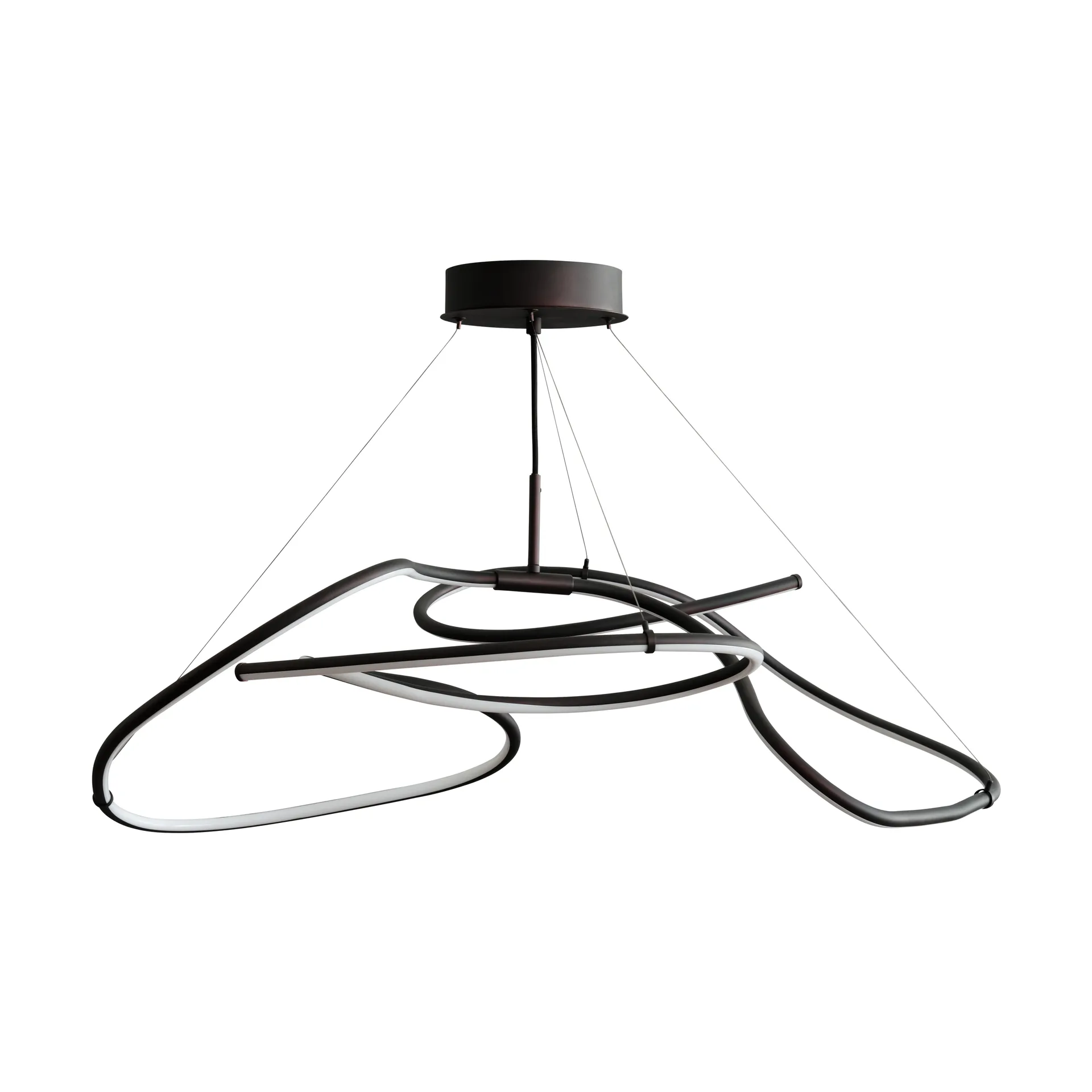 Ghost Chandelier mini ceiling lamp, Burned black 101 Copenhagen