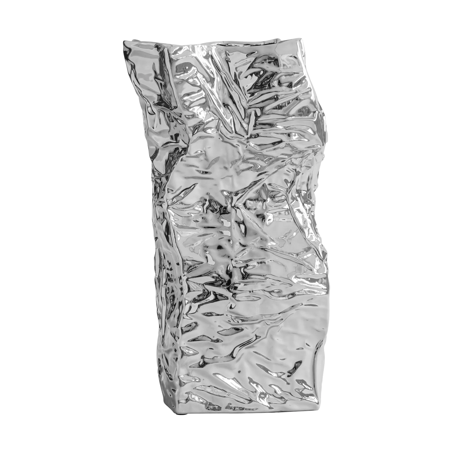 Kami vase big 49,5x35 cm, Chrome 101 Copenhagen