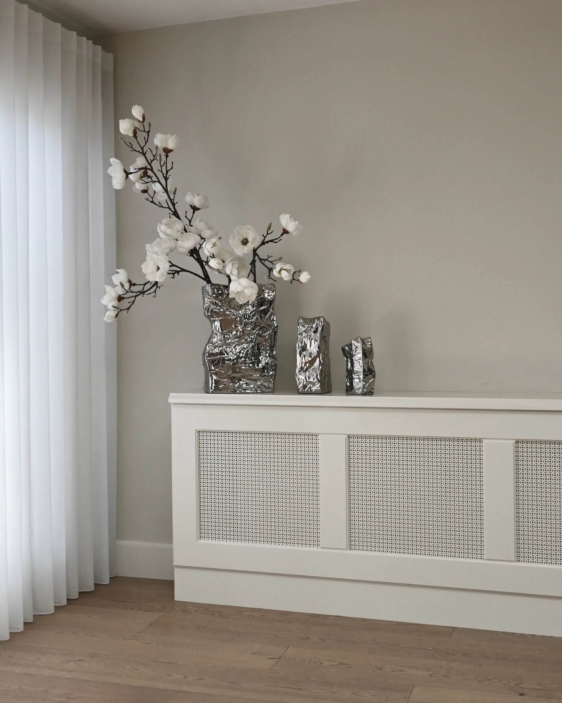 Kami vase big 49,5x35 cm, Chrome 101 Copenhagen