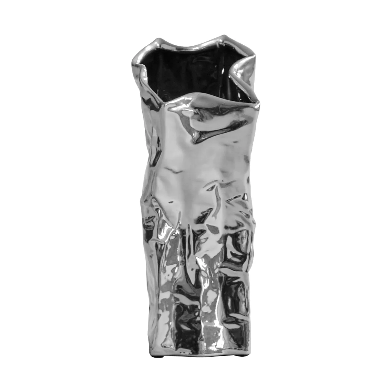 Kami vase mini 25x13 cm, Chrome 101 Copenhagen