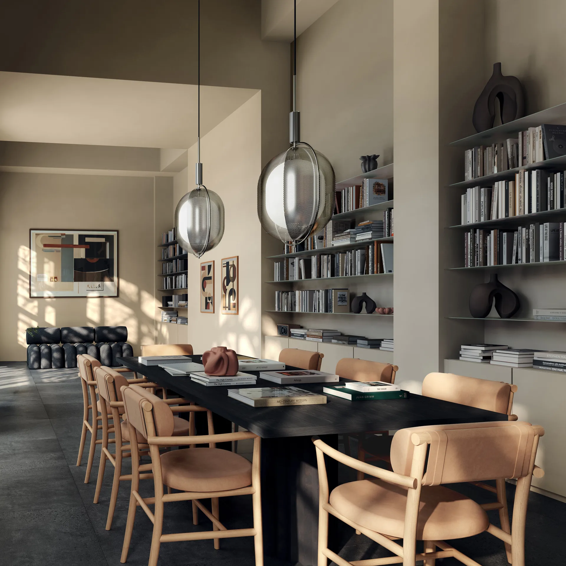 Pearl pendant, Chrome 101 Copenhagen