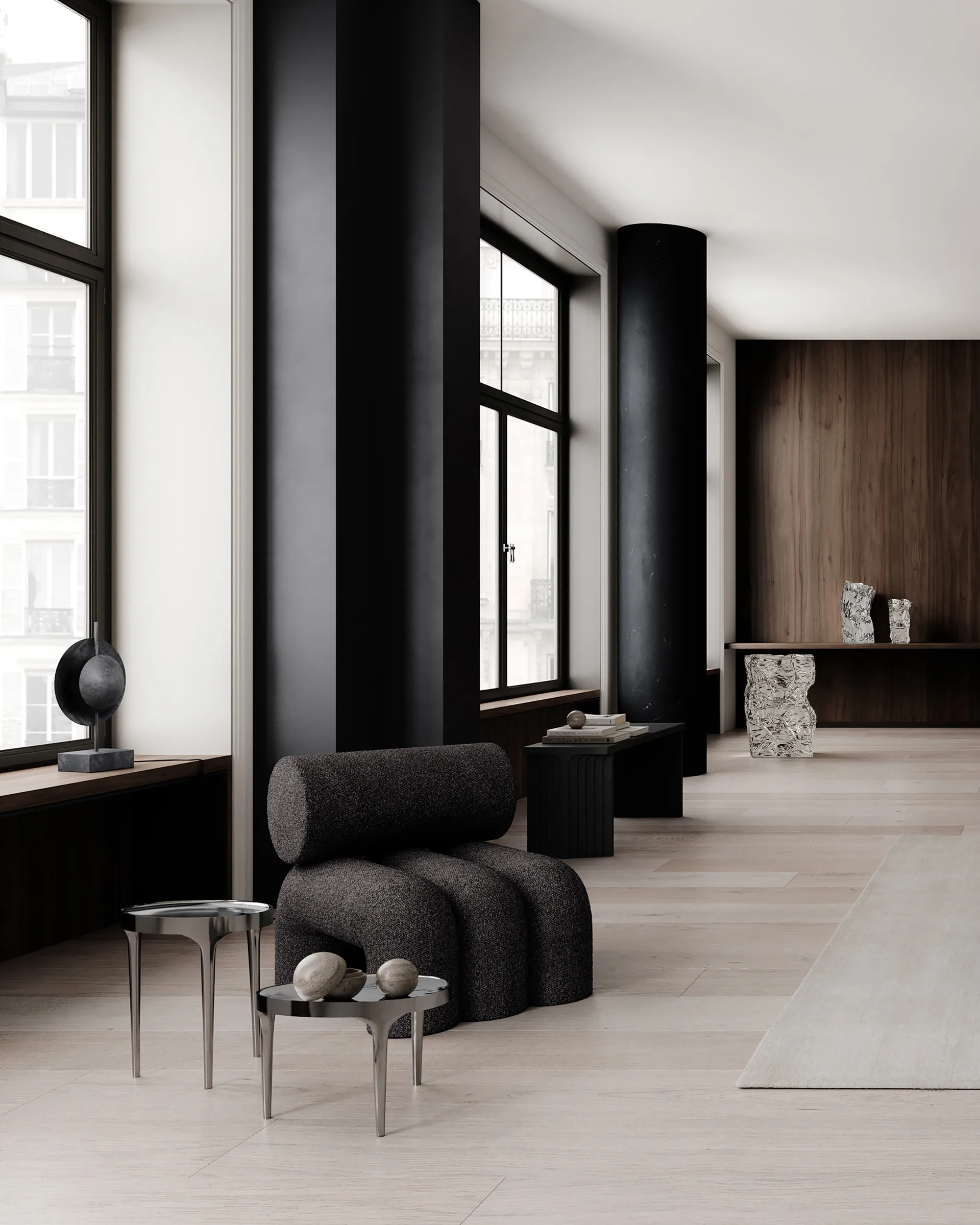 Phantom side table, Chrome tall 101 Copenhagen