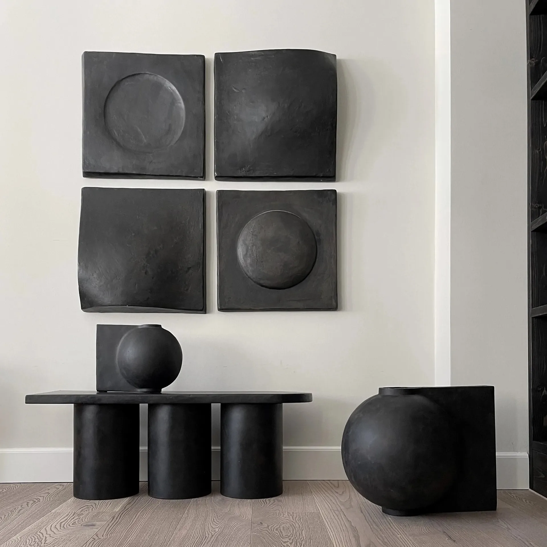 Sculpt Art Shield wall decoration 58x58 cm, Coffee 101 Copenhagen
