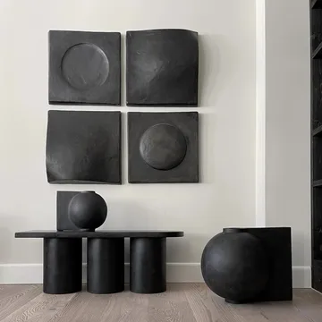 Sculpt Art Shield wall decoration 58x58 cm - Coffee - 101 Copenhagen