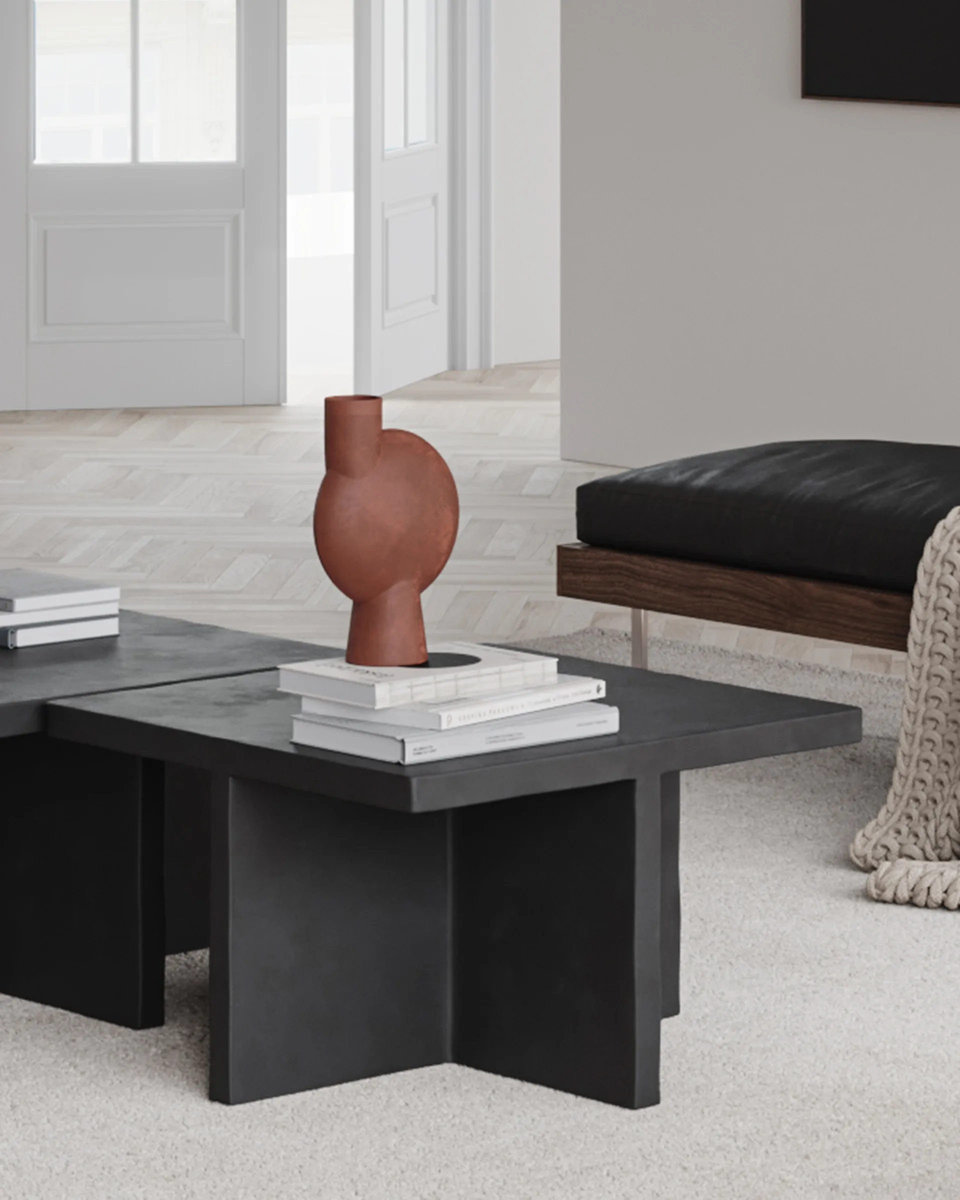 Sphere Bubl vase Midi, Terracotta 101 Copenhagen