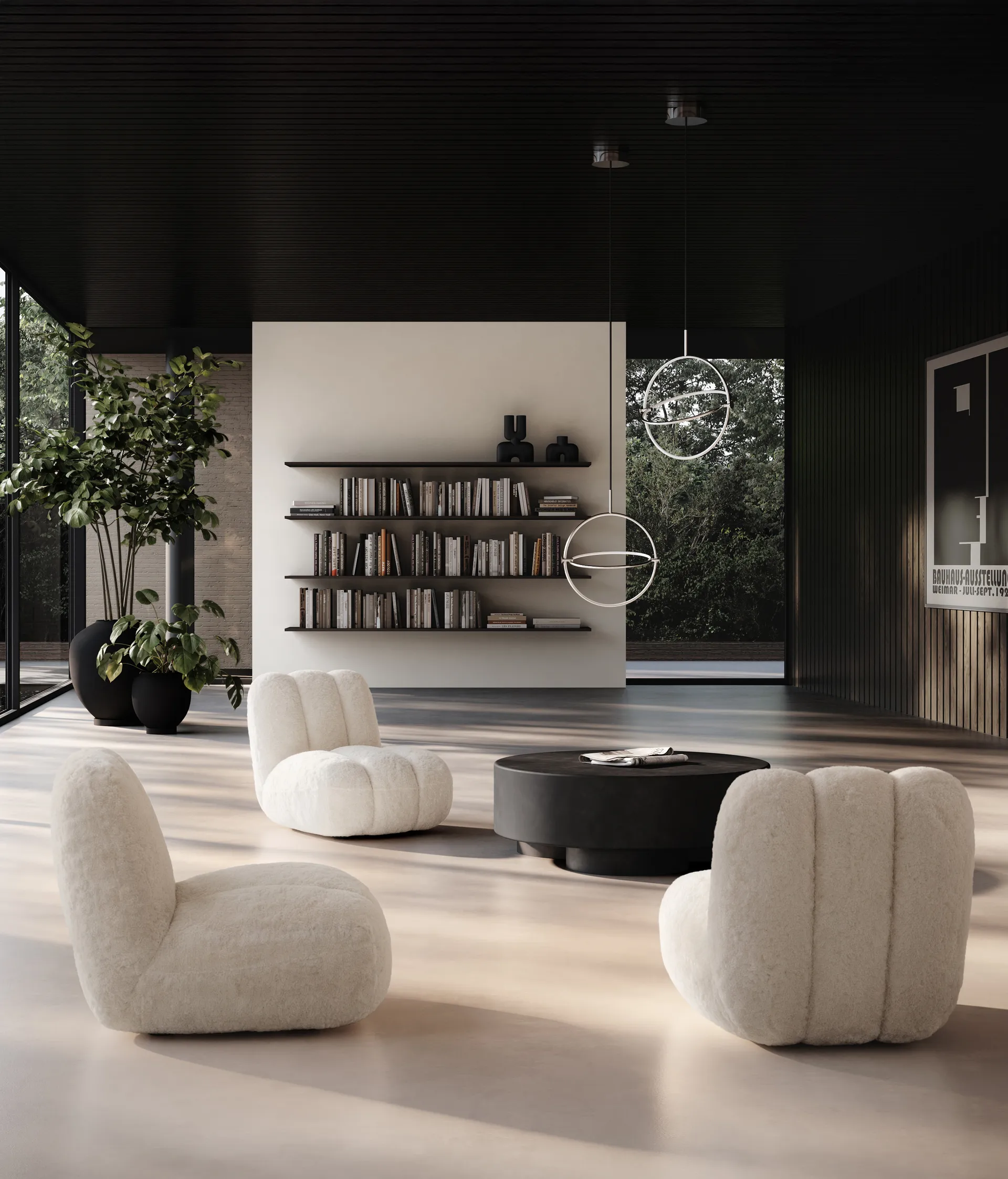 Sunao tray medium 30 cm, Black 101 Copenhagen