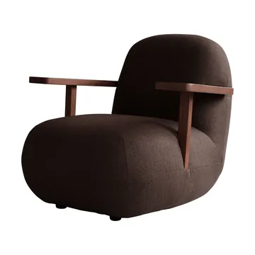 Toe chair armchair with armrests - Classic brown oak-dark brown - 101 Copenhagen