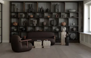 Toe chair armchair with armrests - Classic brown oak-dark brown - 101 Copenhagen