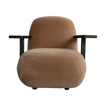 Toe chair armchair with armrests - Coffee black oak-desert - 101 Copenhagen