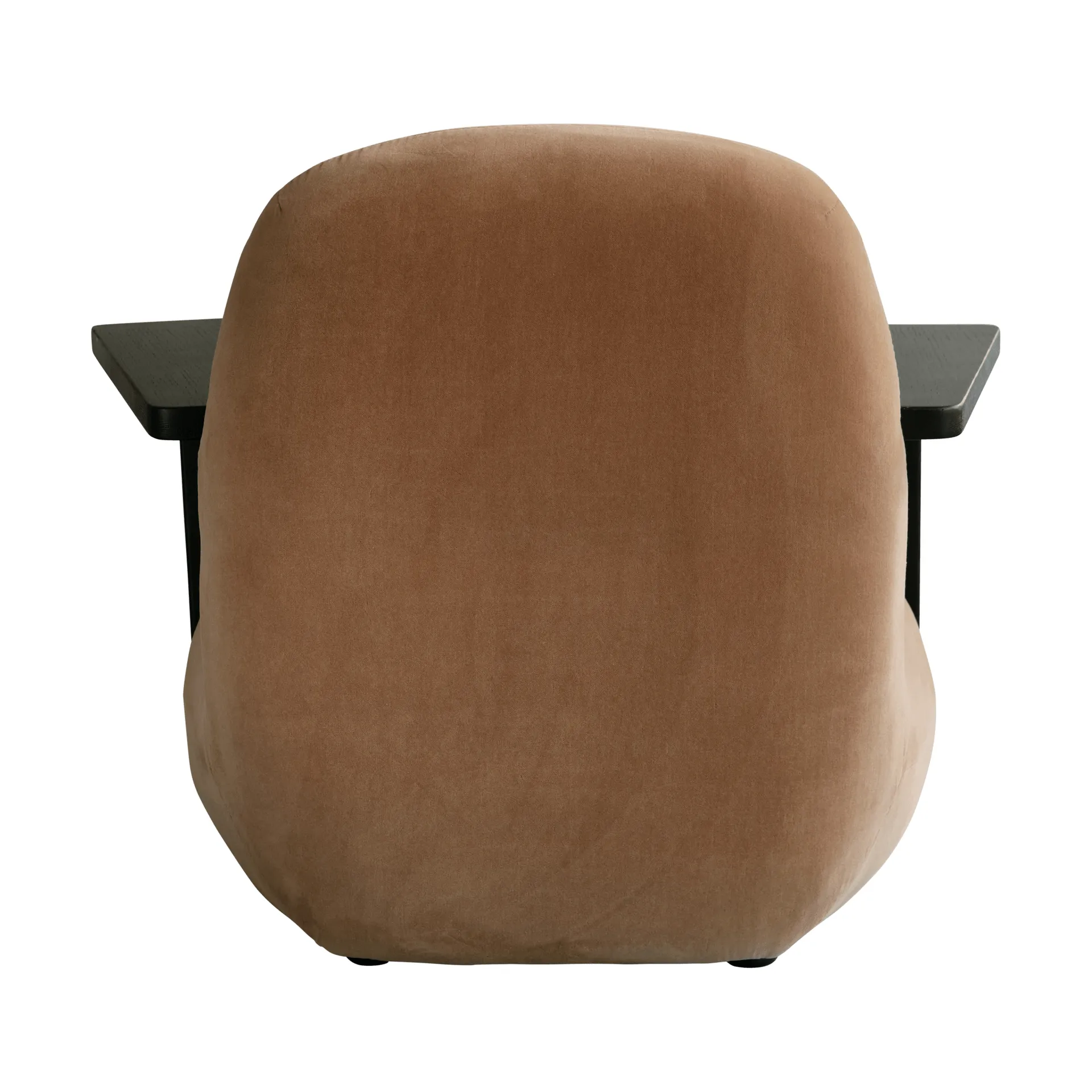 Toe chair armchair with armrests, Coffee black oak-desert 101 Copenhagen