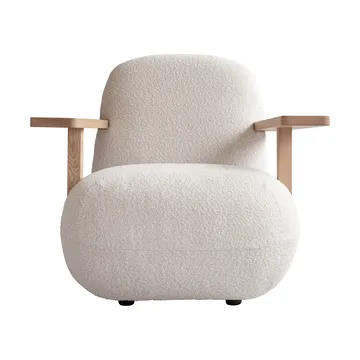 Toe chair armchair with armrests - Natural oak-off white - 101 Copenhagen