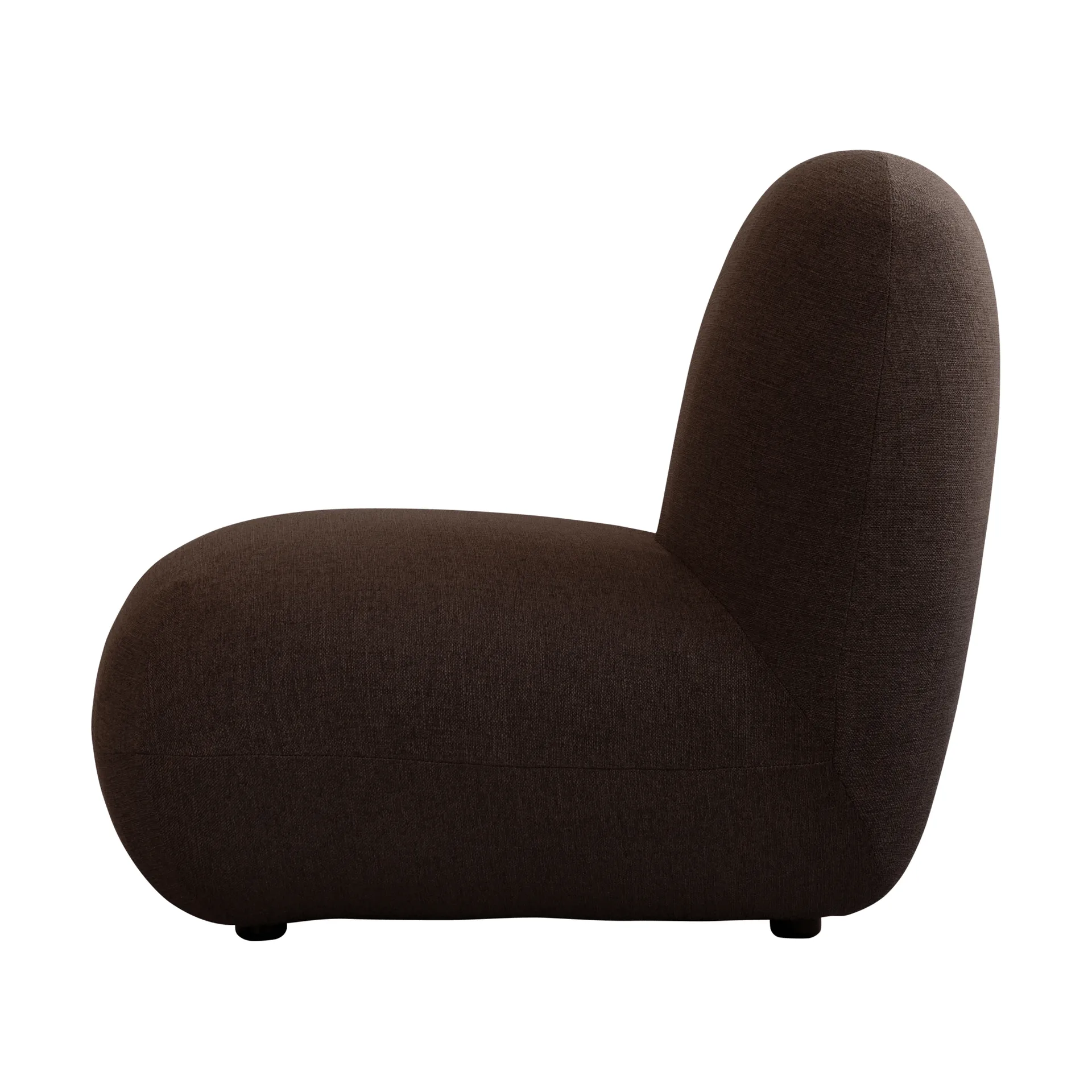 Toe Chair Flat armchair 92x75 cm, Dark brown 101 Copenhagen