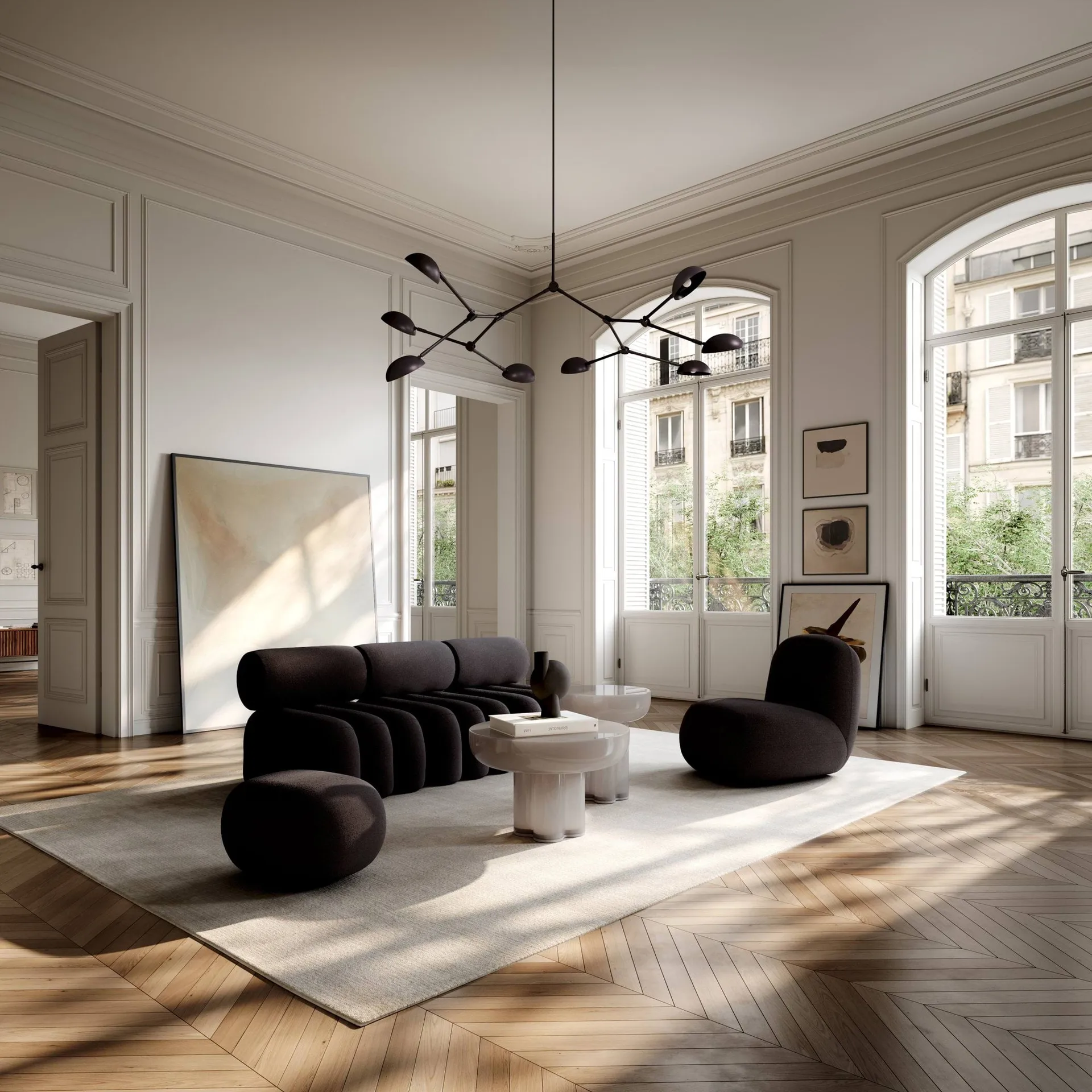Toe Chair Flat armchair 92x75 cm, Dark brown 101 Copenhagen