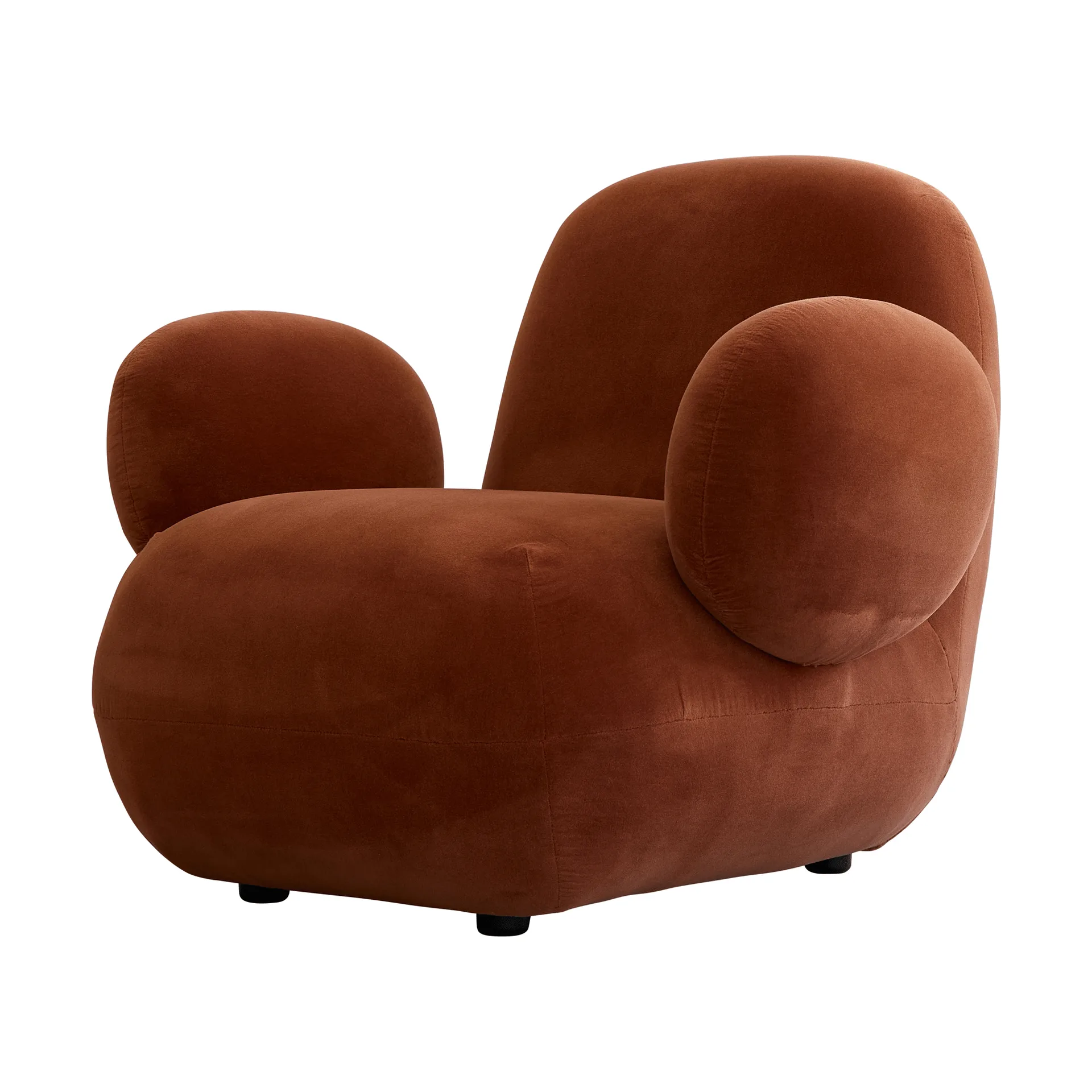 Toe Chair Flat armchair 92x75 cm, Rust 101 Copenhagen