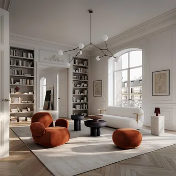 Toe Chair Flat armchair 92x75 cm - Rust - 101 Copenhagen