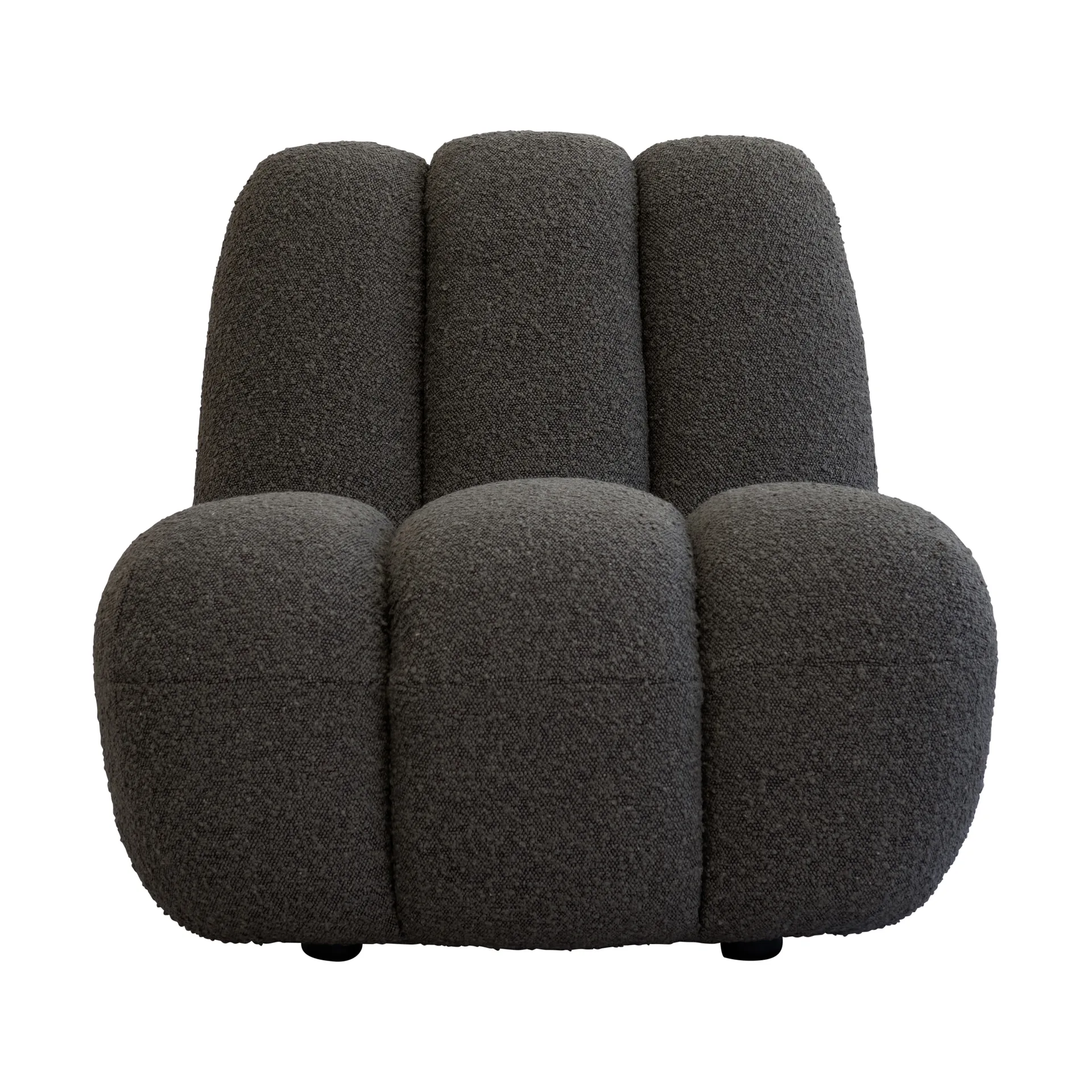 Toe lounge chair bouclé, Deep taupe 101 Copenhagen