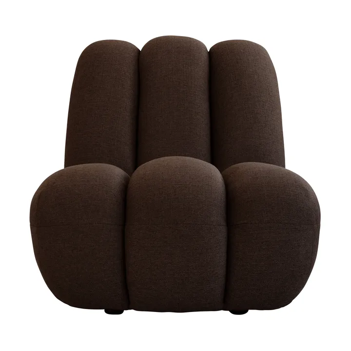 Toe lounge chair - Dark brown - 101 Copenhagen