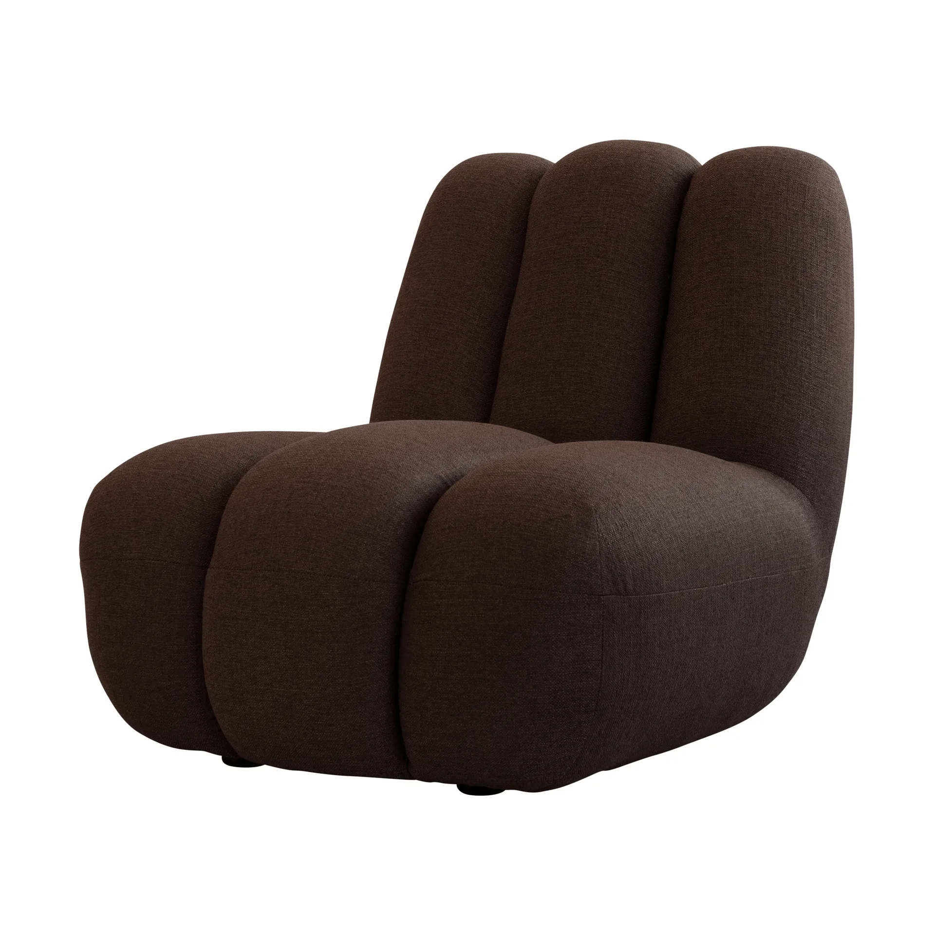 Toe lounge chair, Dark brown 101 Copenhagen
