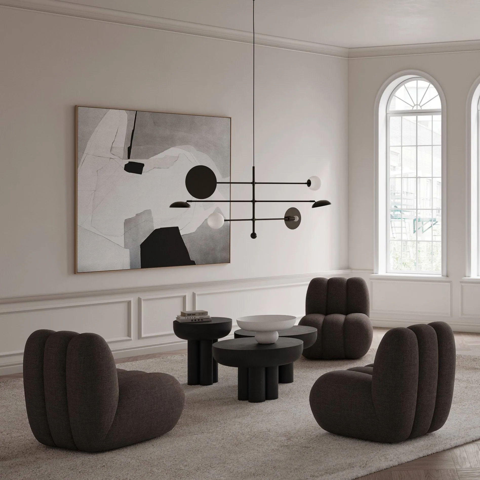 Toe lounge chair, Dark brown 101 Copenhagen