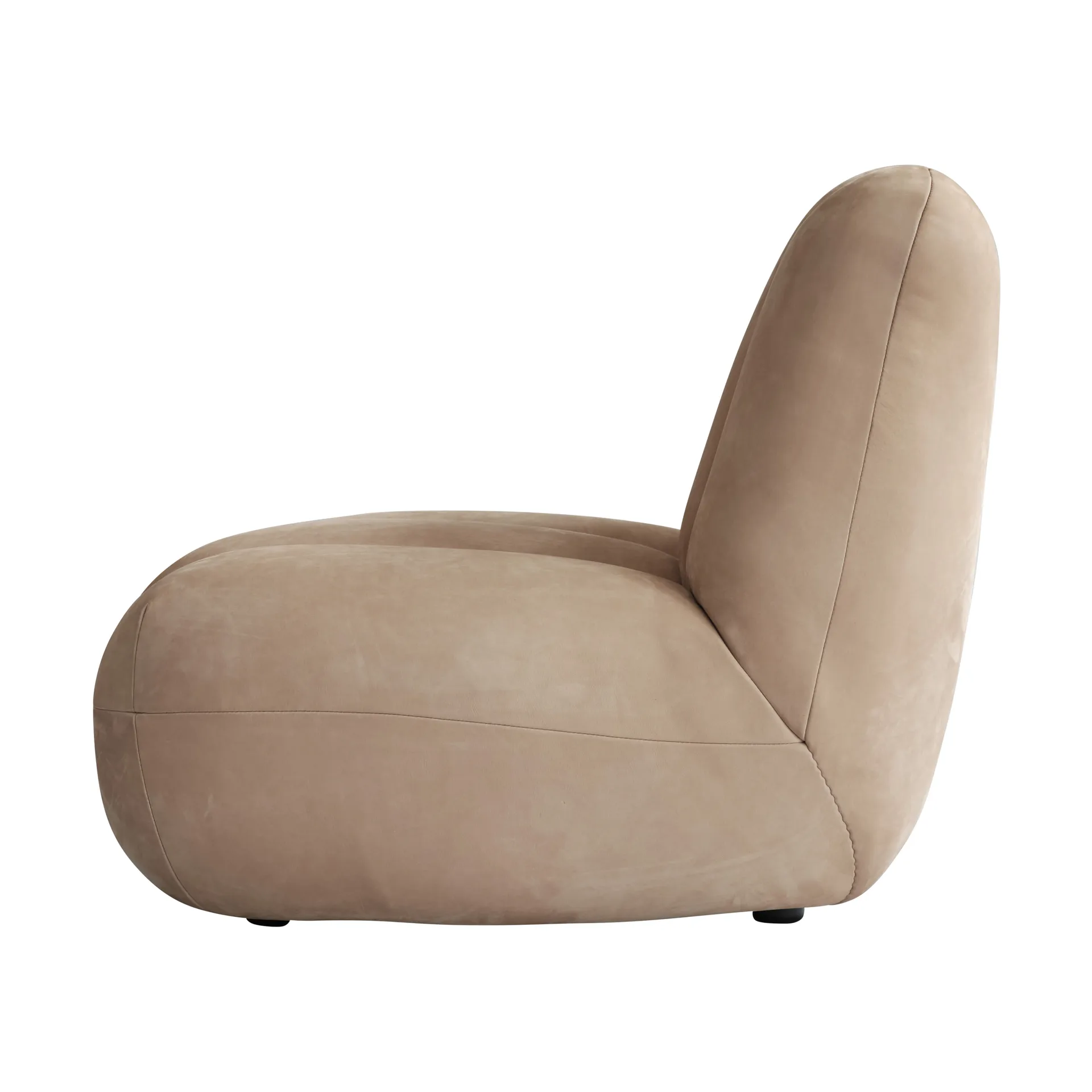Toe lounge chair, Nubuck 101 Copenhagen