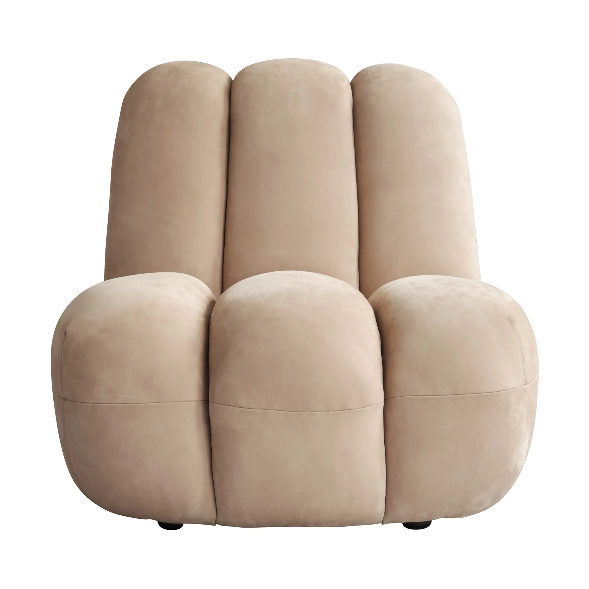 Toe lounge chair, Nubuck 101 Copenhagen