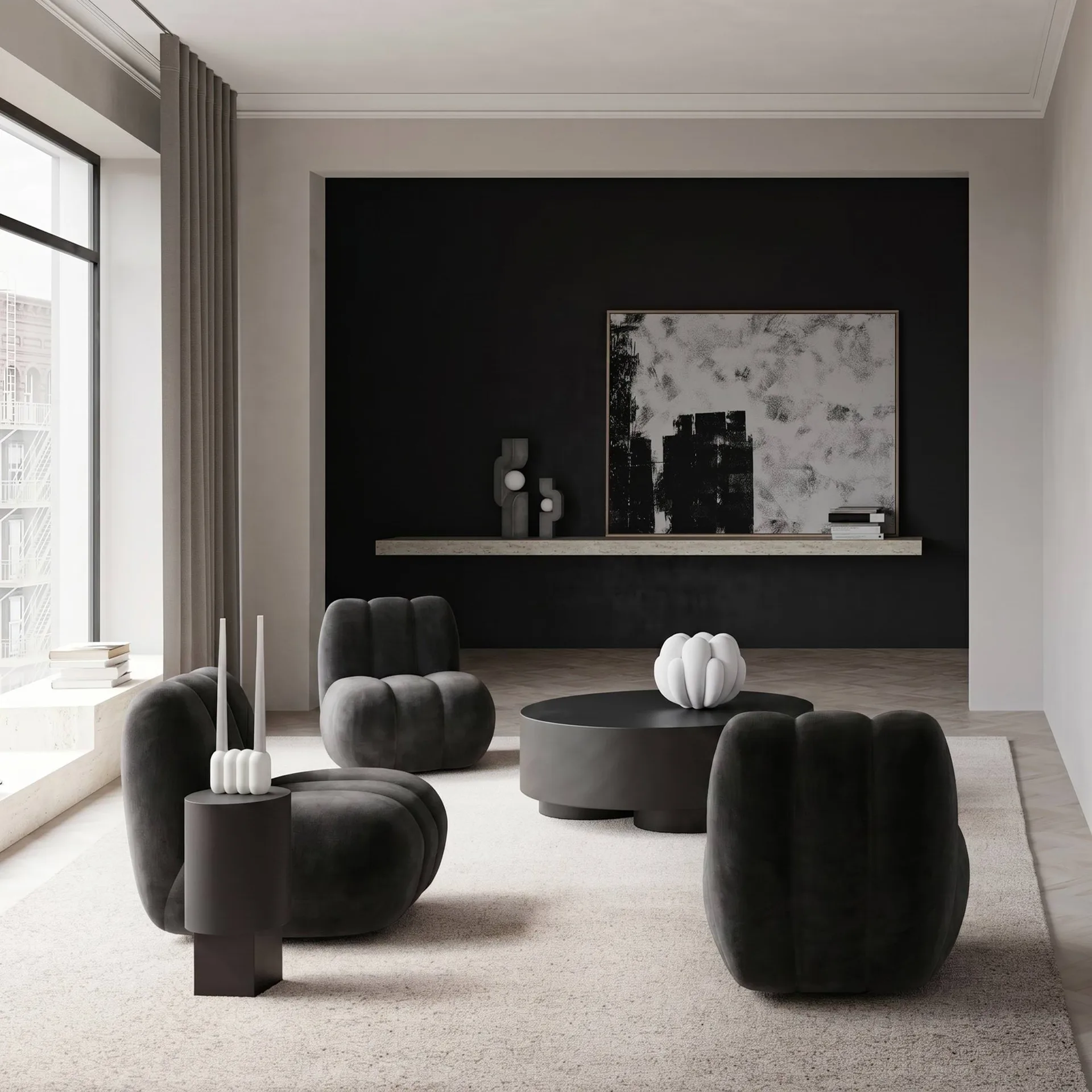 Toe lounge chair, Peat 101 Copenhagen