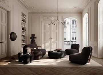 Toe Sofa - Classic brown oak-dark brown - 101 Copenhagen