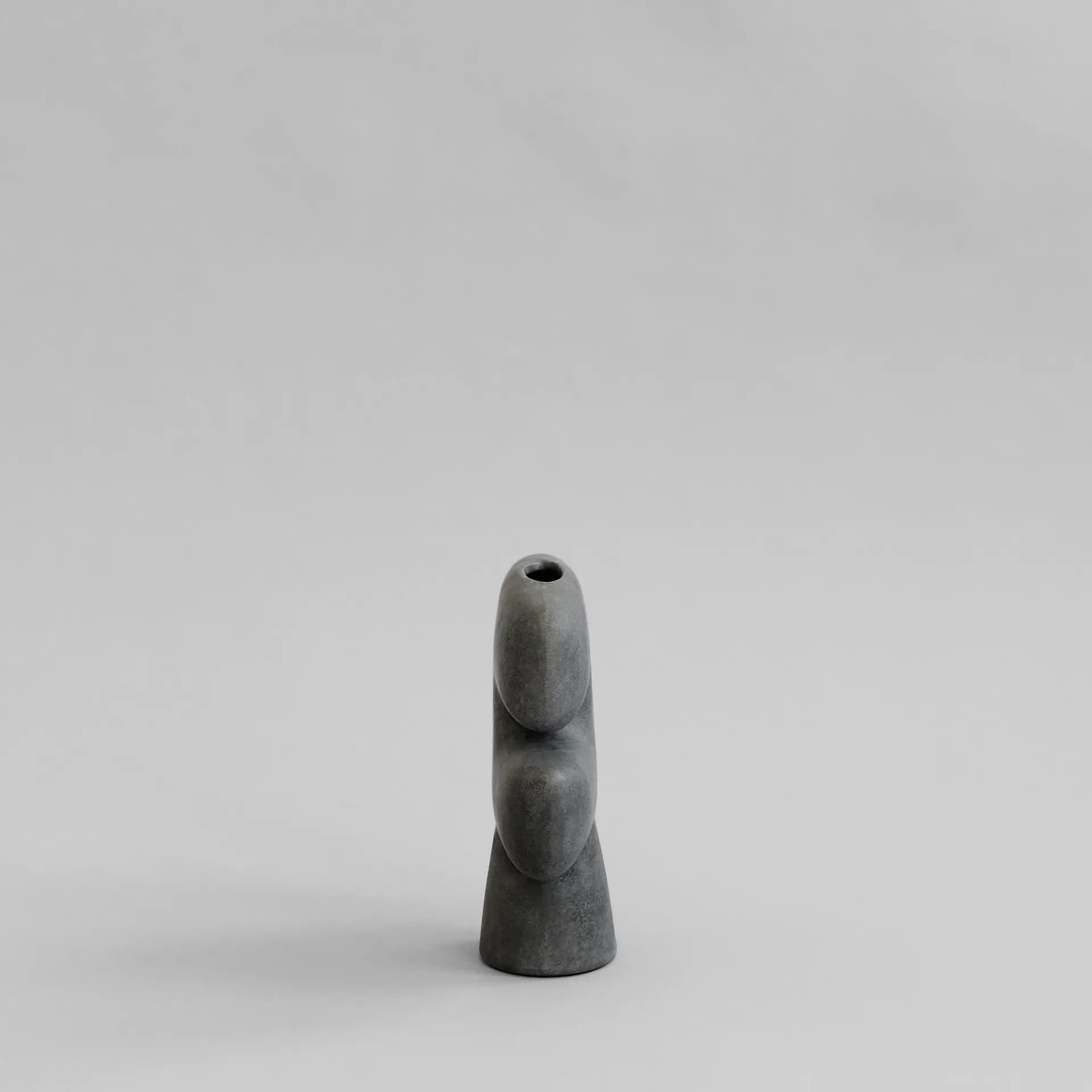 Tribal vase mini, Dark grey 101 Copenhagen