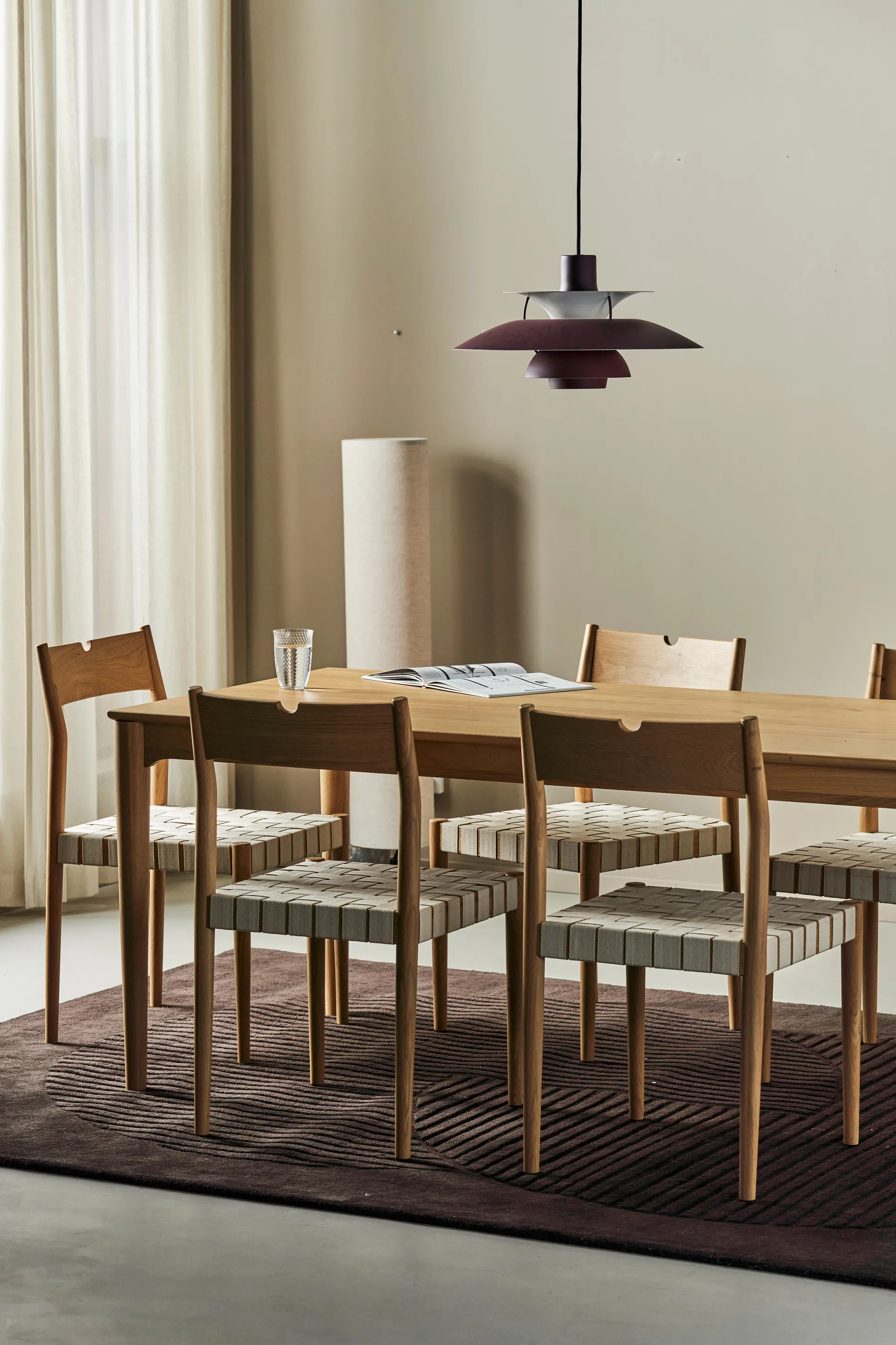 Ekåsen dining table 90x180 cm, Laquered oak 1898