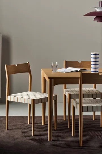 Ekeryd dining chair - Webbing-laquered oak - 1898