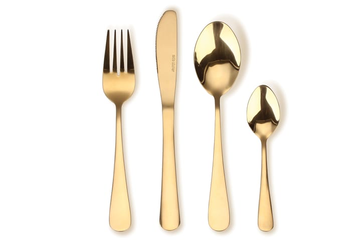 Atelier cutlery set - 16 parts gold - Aida