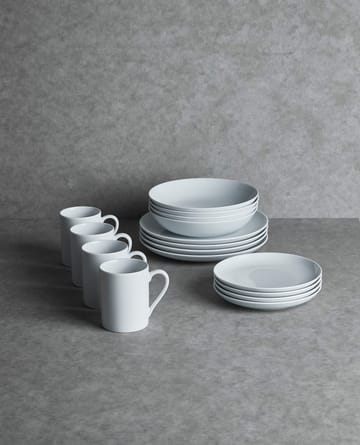 Atelier matte plate Ø25 cm 4-pack
 - Superwhite - Aida