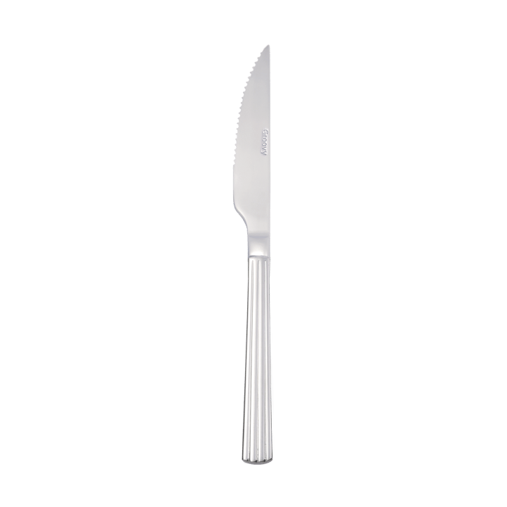 Groovy steak knife - Stainless steel - Aida