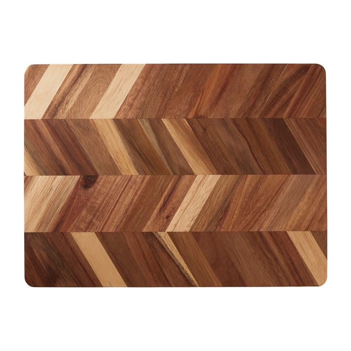 Herringbone cutting board 28x38 cm, Acacia Aida